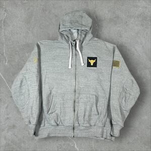 Under Armour Project Rock Freedom Veteran's Day Size 2XL Hoodie Full Zip Jacket